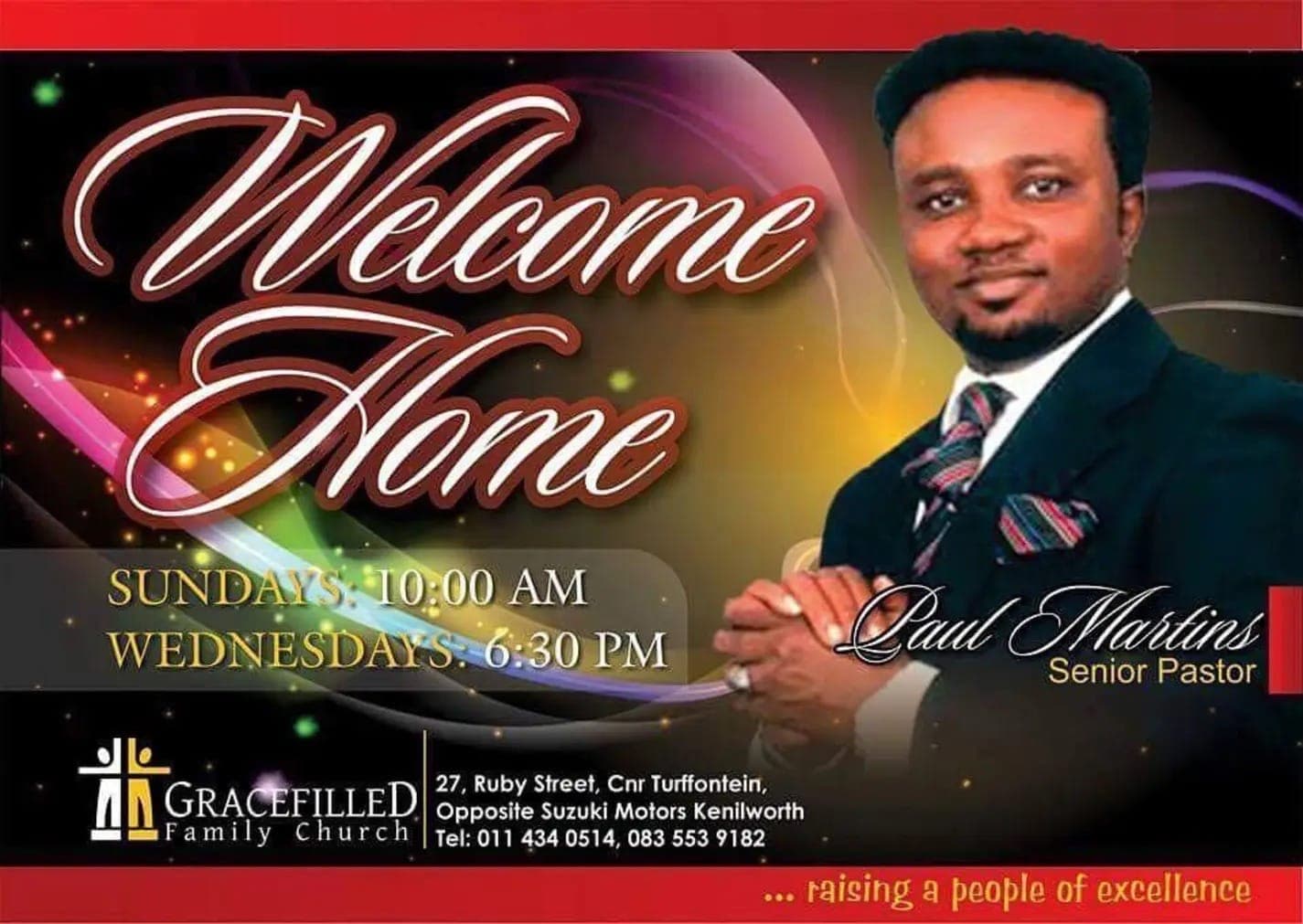 Welcome Home to Gracefilled Family Church